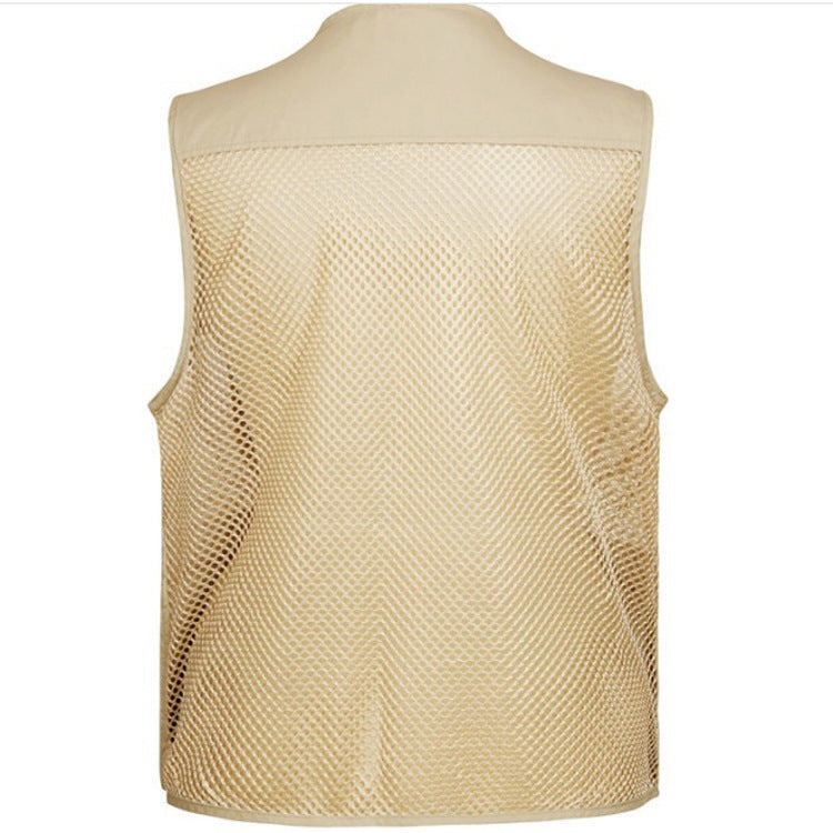 Summer Mesh Work Clothes Vest Men'S Vest - cas7m