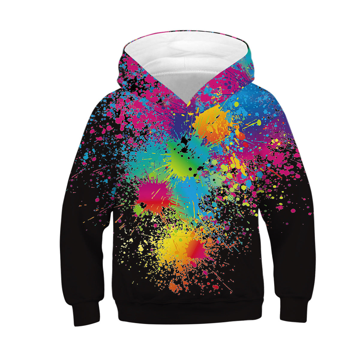 Digital Printed Children's Hooded Sweater For Kids - cas7m