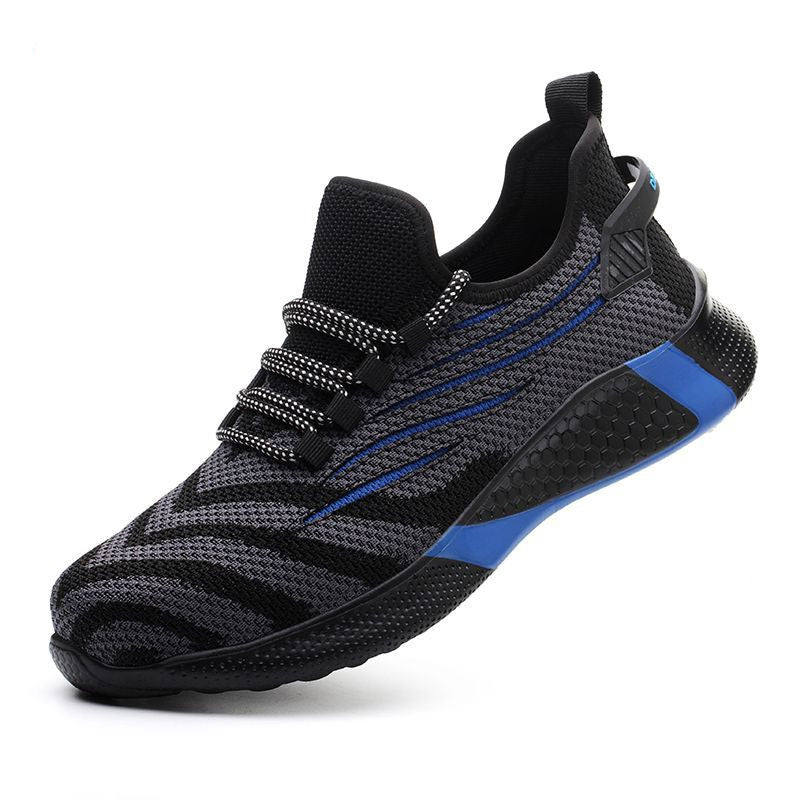 Men Work Safety Shoes Anti-Puncture Working Sneakers Male Indestructible Work Shoes Men Boots Lightweight Men Shoes Safety Boots - cas7m