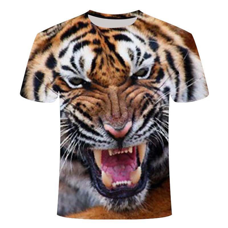 Lion Anime 3d Printed T-shirt - cas7m