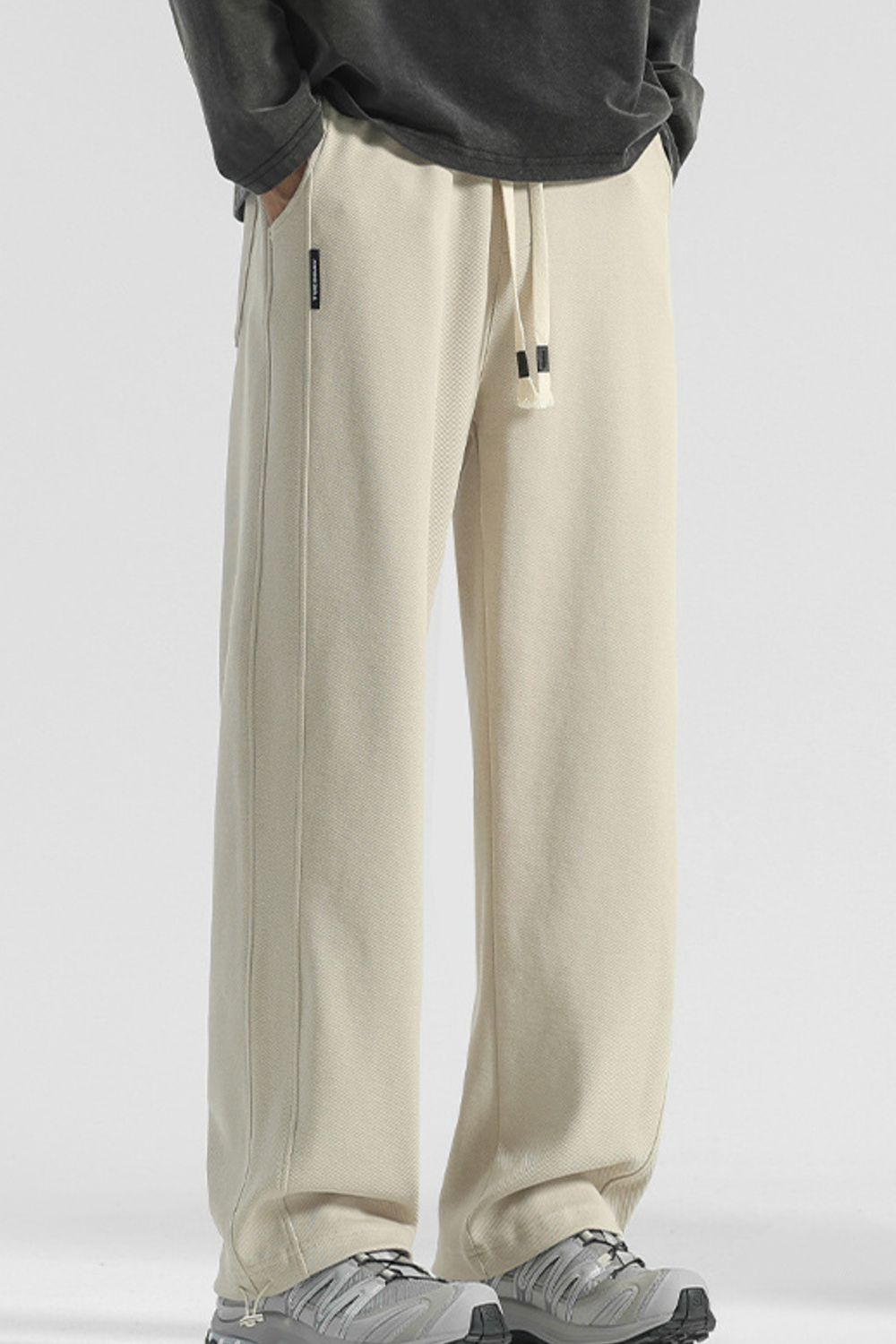 Men's Plus Size Casual Loose Fit Drawstring Sweatpants - cas7m