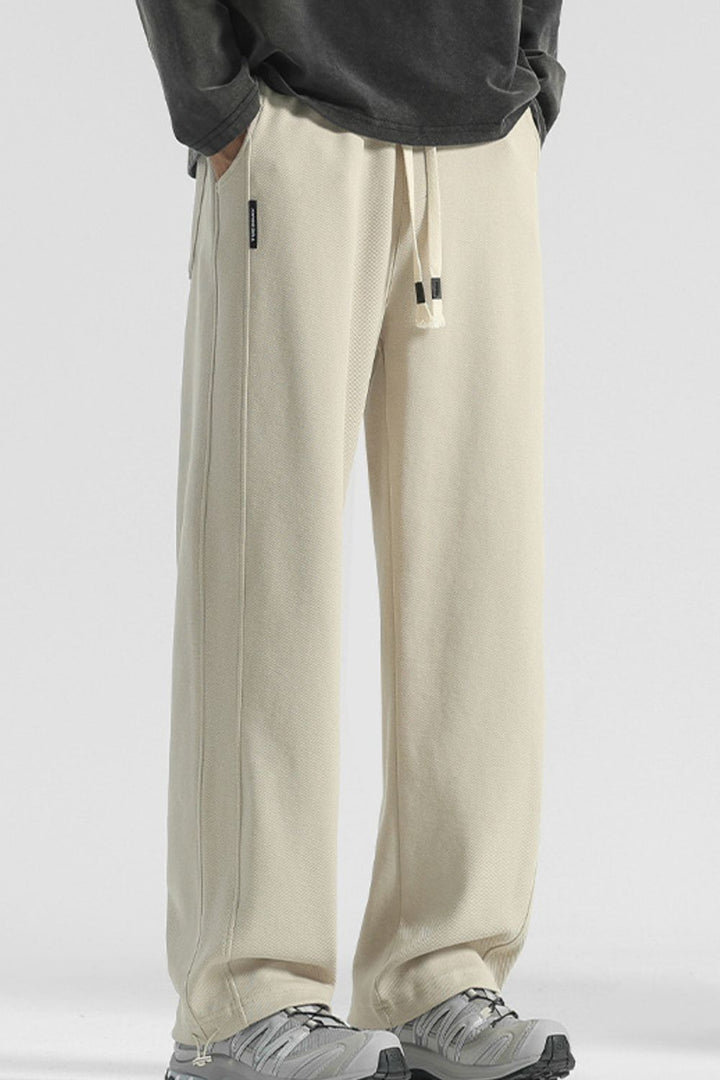 Men's Plus Size Casual Loose Fit Drawstring Sweatpants - cas7m