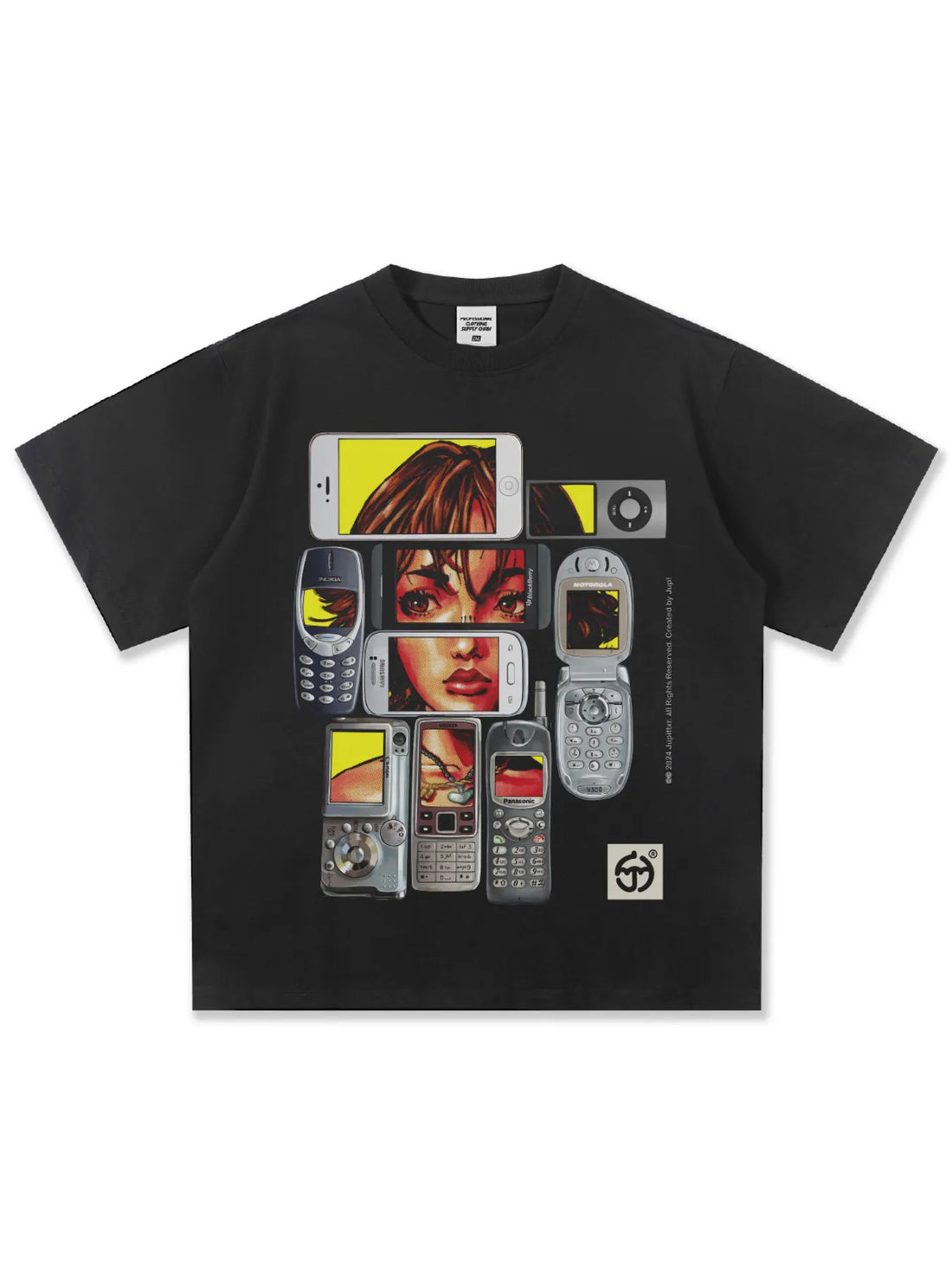 Men's Vintage Wash Graphic Short Sleeve T-Shirt - cas7m