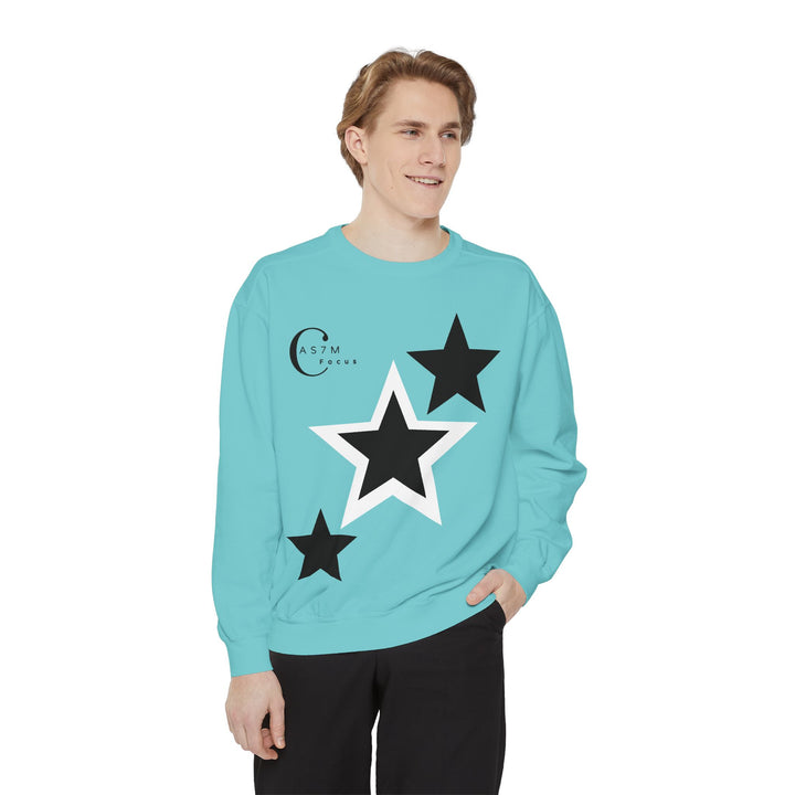 Hanes Comfort Wash Sweatshirt - Soft Cotton-Poly Blend Crewneck - cas7m