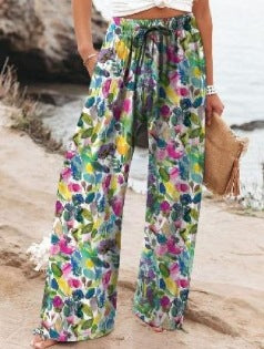 Casual Wide Leg Sports Trousers - cas7m