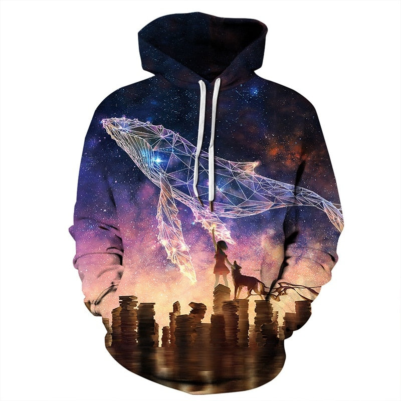 Men's New Fashion Sweatshirt 3D Printed Hoodie - cas7m