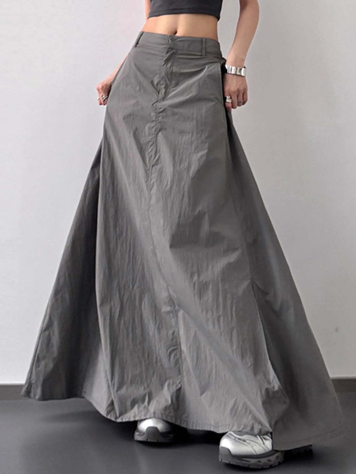 High Waist Slit Maxi Skirt - cas7m