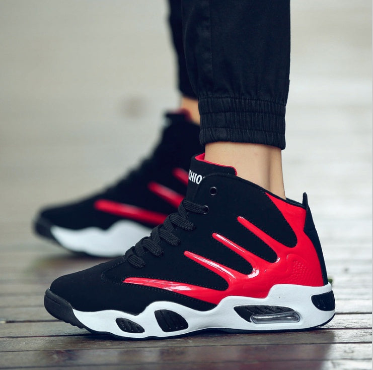 Men Air Cushion Basketball Shoes Wear-resistant Sneakers For Men Hommel Basketball Boots Sneakers Men - cas7m