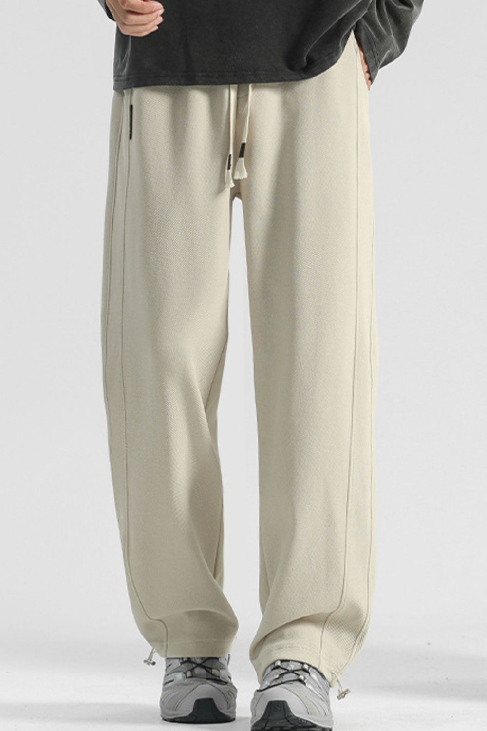 Men's Plus Size Casual Loose Fit Drawstring Sweatpants - cas7m