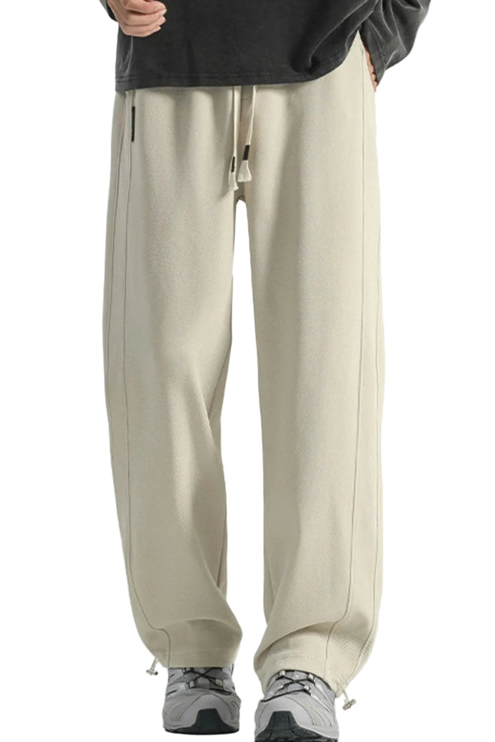 Men's Plus Size Casual Loose Fit Drawstring Sweatpants - cas7m