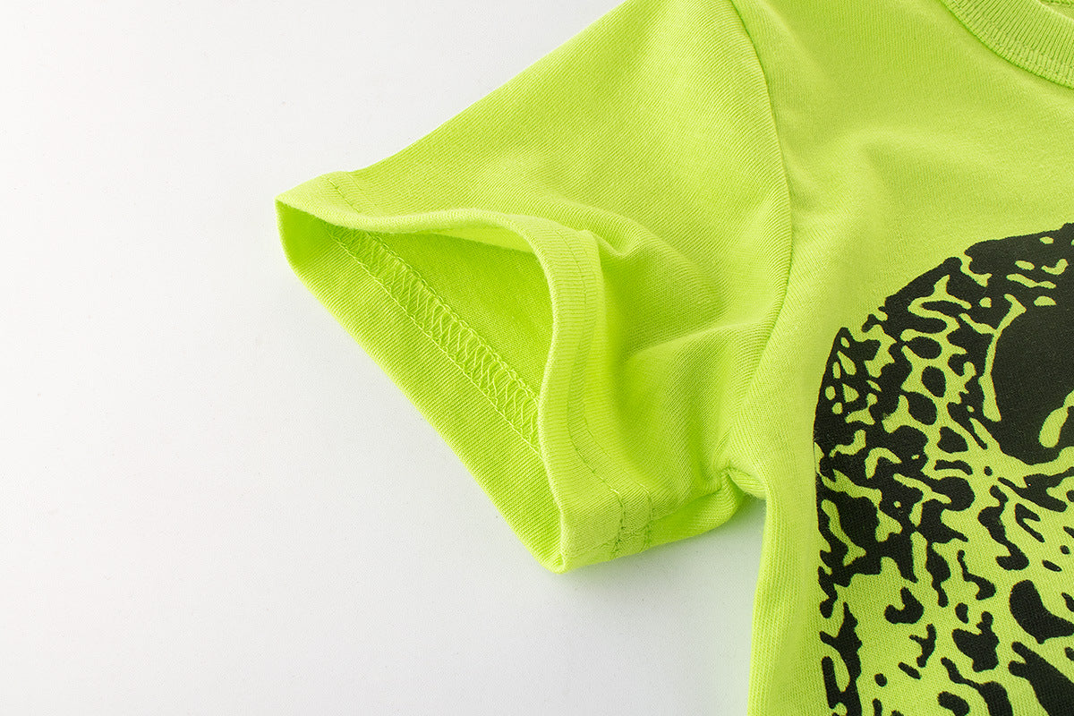 Summer Children's Short Sleeve T Shirt For Boys - cas7m