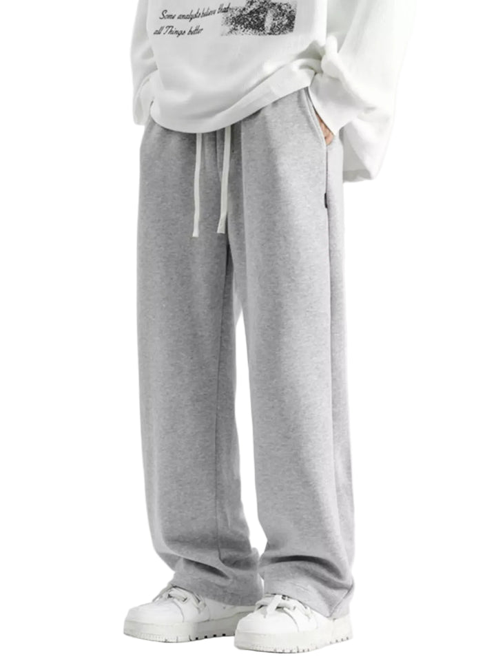 Men's Full Size Casual Loose-Fit Drawstring Sweatpants Plus Size - cas7m
