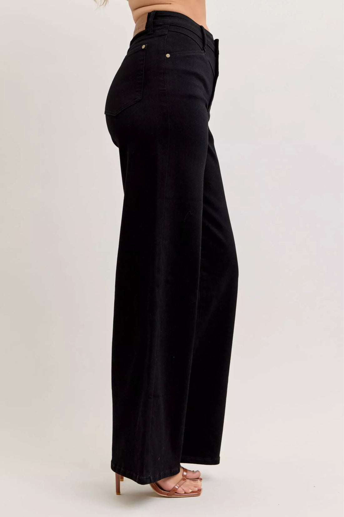 Judy Blue High-Waisted Wide Leg Jeans - cas7m