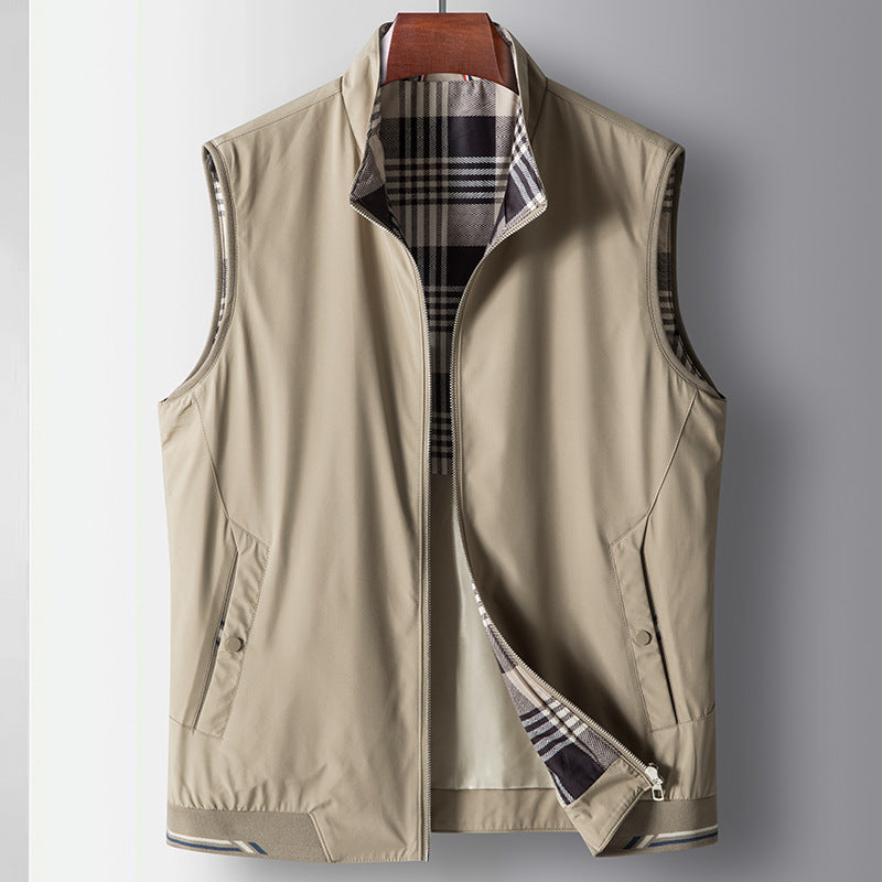 Luxury Fashion Sleeveless Waistcoat Vest Casual Vest - cas7m