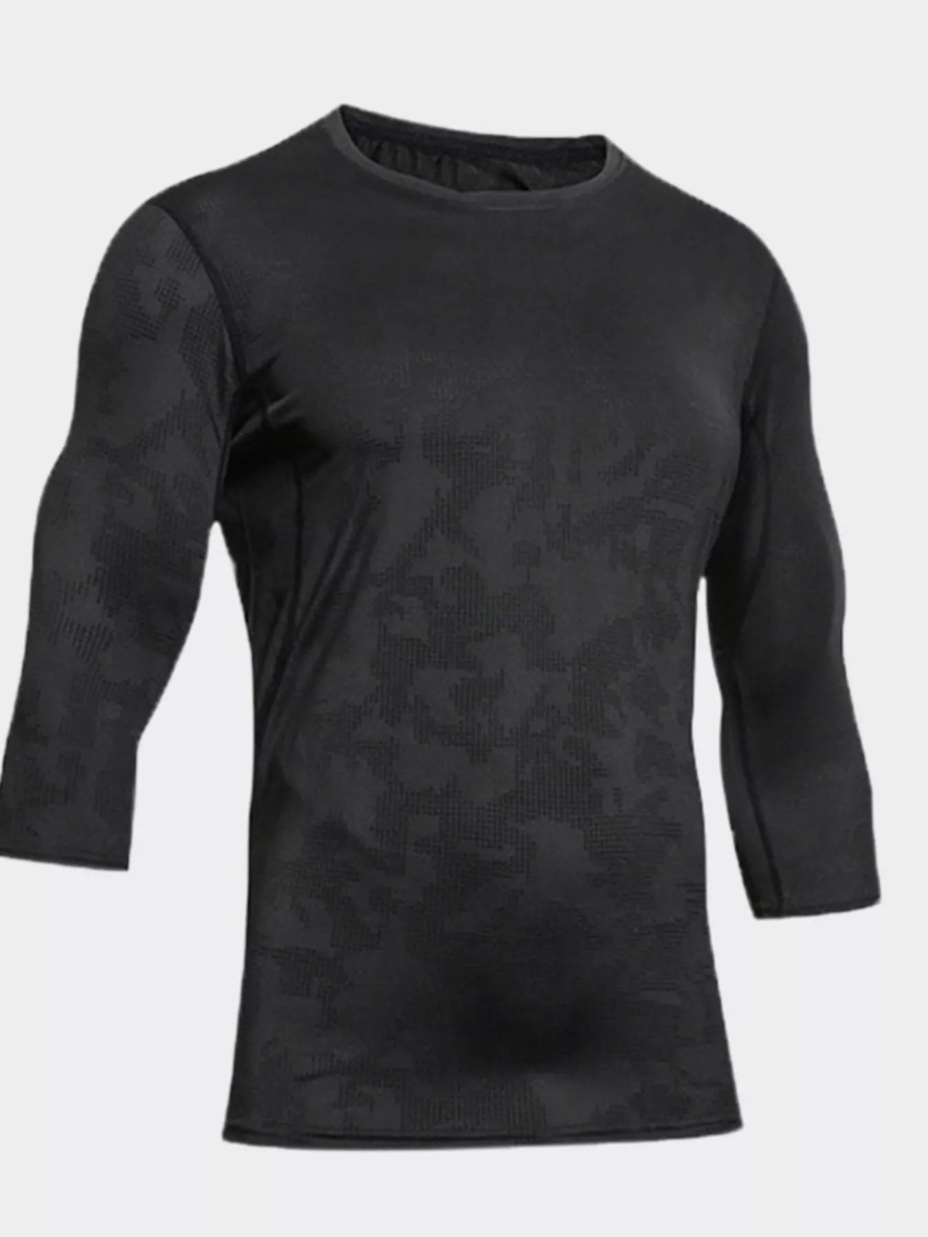 Men's Breathable Round Neck Active T-Shirt - cas7m
