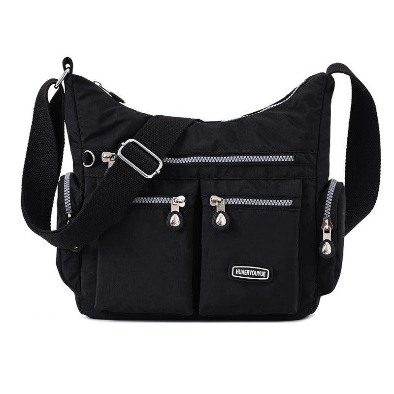 Retro European Nylon Messenger Bag - Stylish Colors & Versatile Use - cas7m