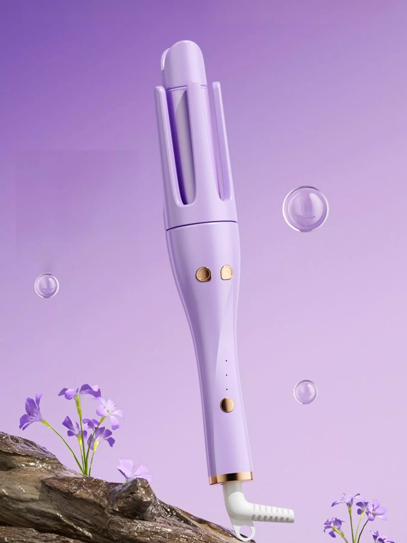 Automatic Rotating 2-in-1 Curling & Straightening Iron - cas7m