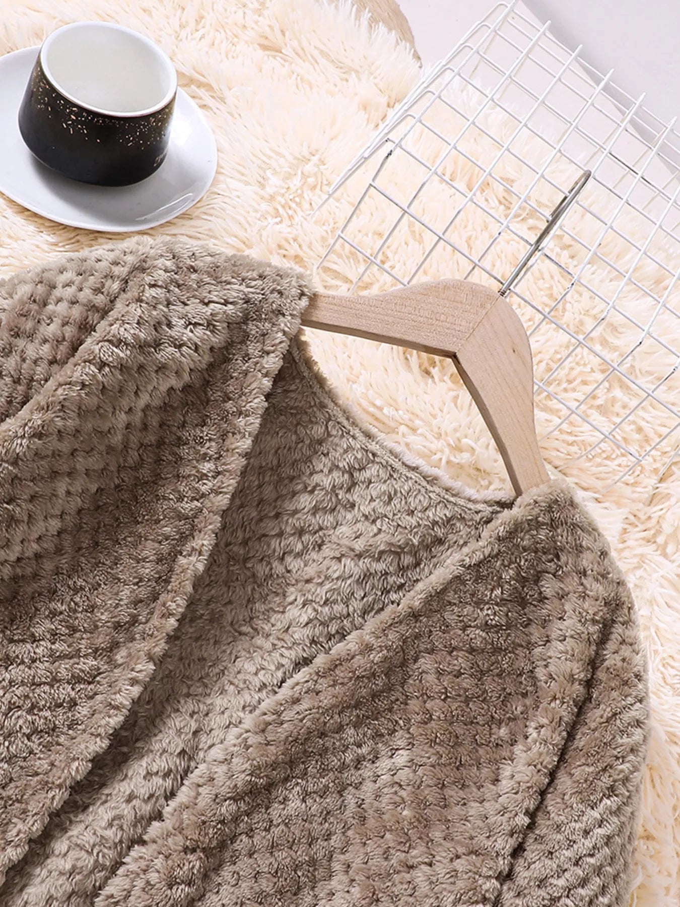 Children's Textured Sweater Dress and Open Front Cardigan Set - cas7m