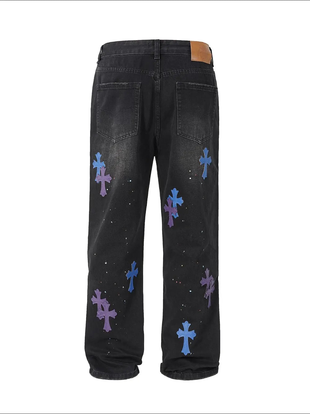 Men's Cross Wide Straight Jeans - cas7m