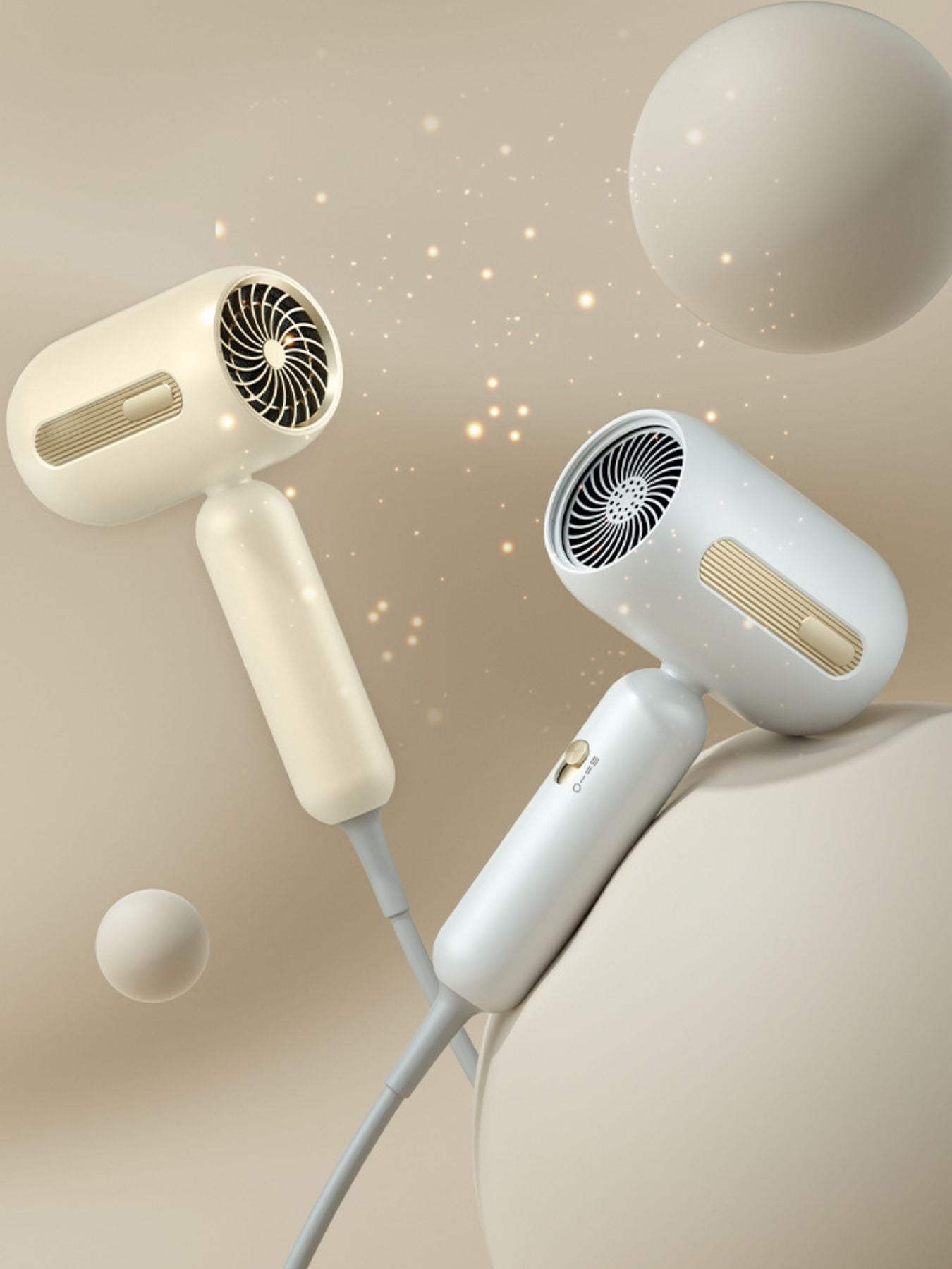 Pro Ionic Fast-Dry Hair Dryer: Salon-Style & Shine Anywhere - cas7m