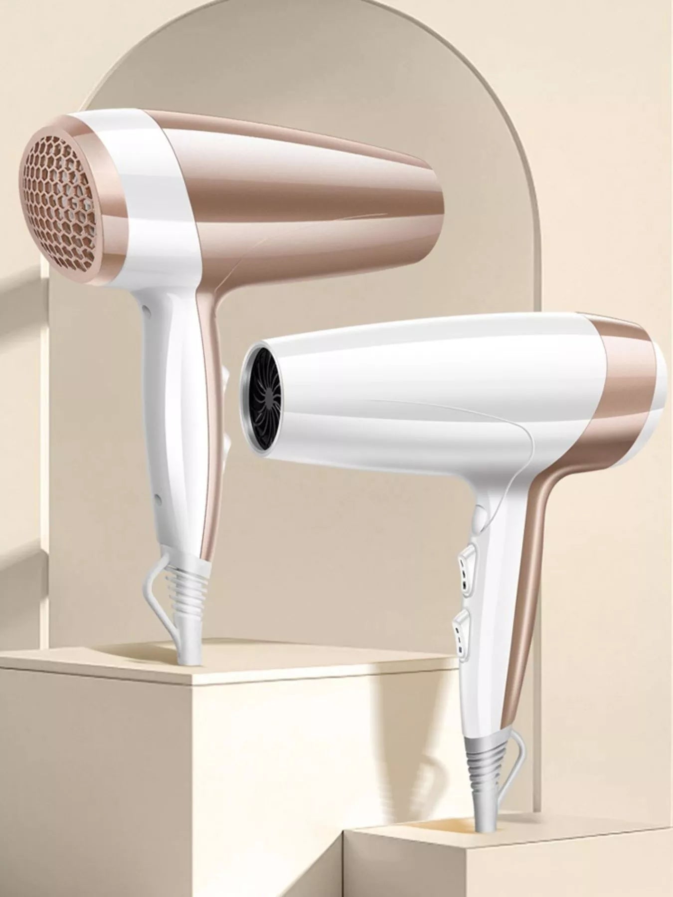 Salon-Quality High Power Hair Dryer with Ionic Frizz Control - cas7m