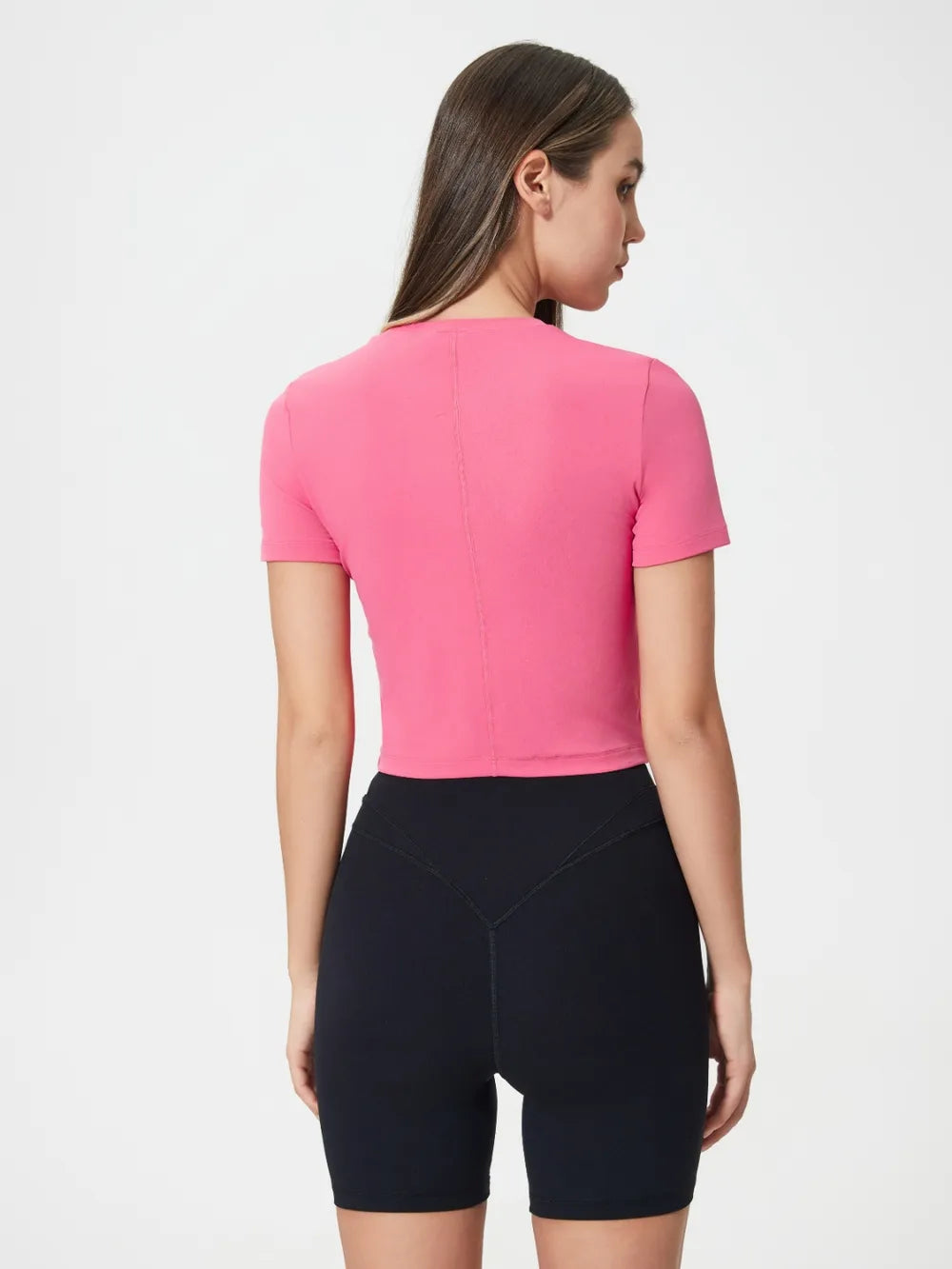 Millennia Round Neck Short Sleeve Active T-Shirt - cas7m