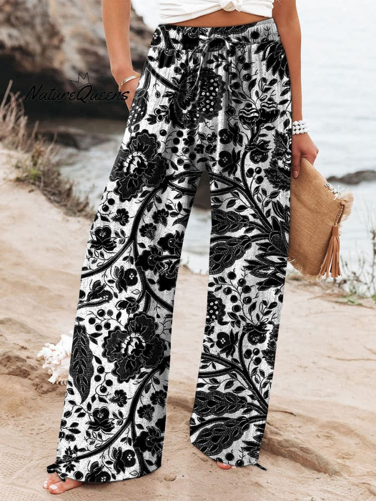 Casual Wide Leg Sports Trousers - cas7m
