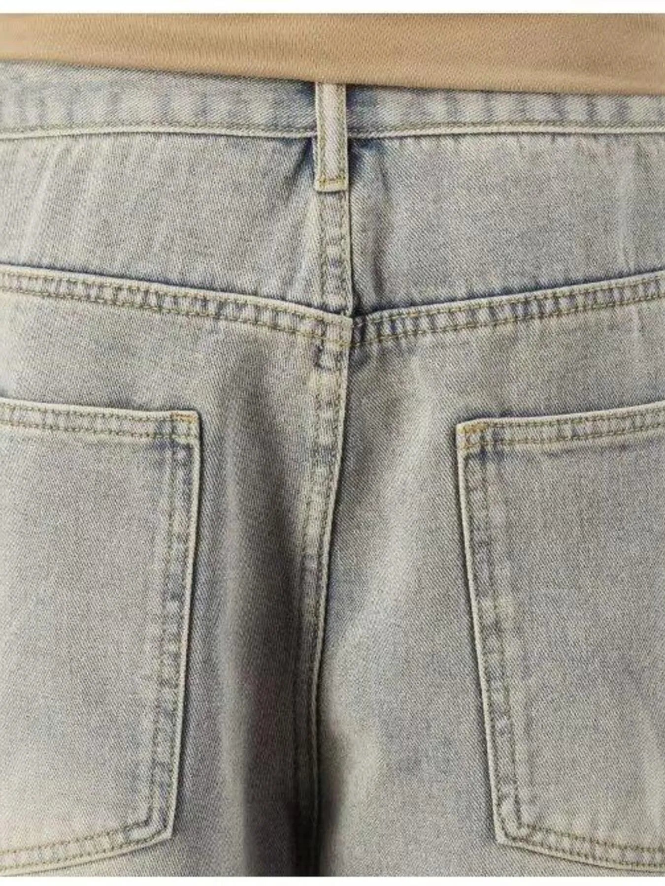 Men's Full Size Distressed Denim Shorts Plus Size - cas7m