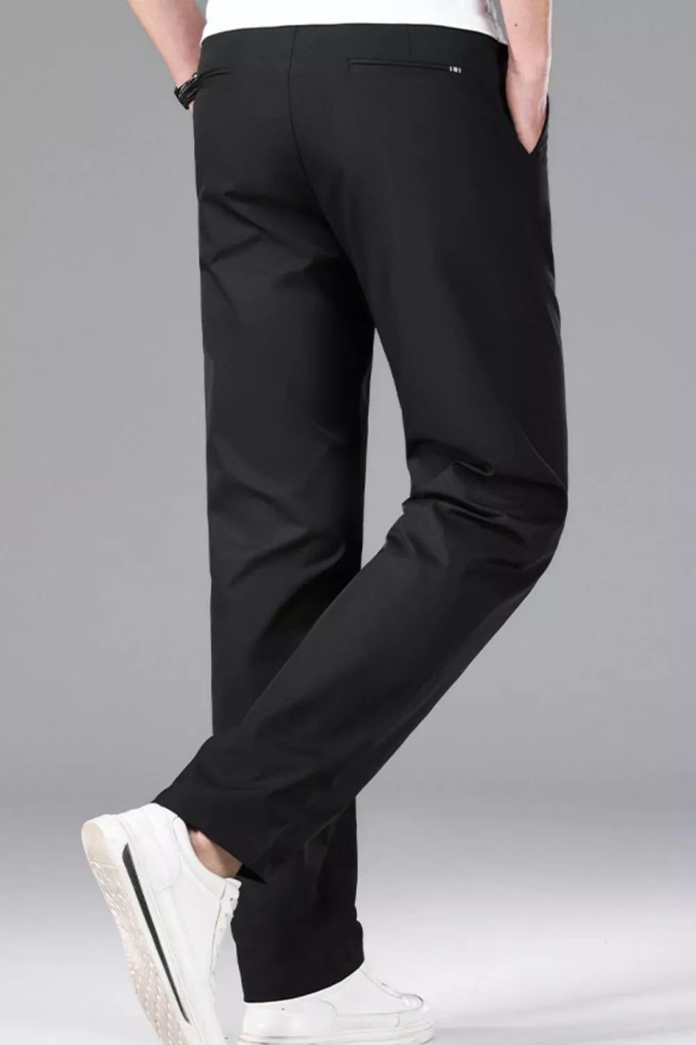 Men's Plus Size Slim-Fit Stretch Dress Pants - cas7m