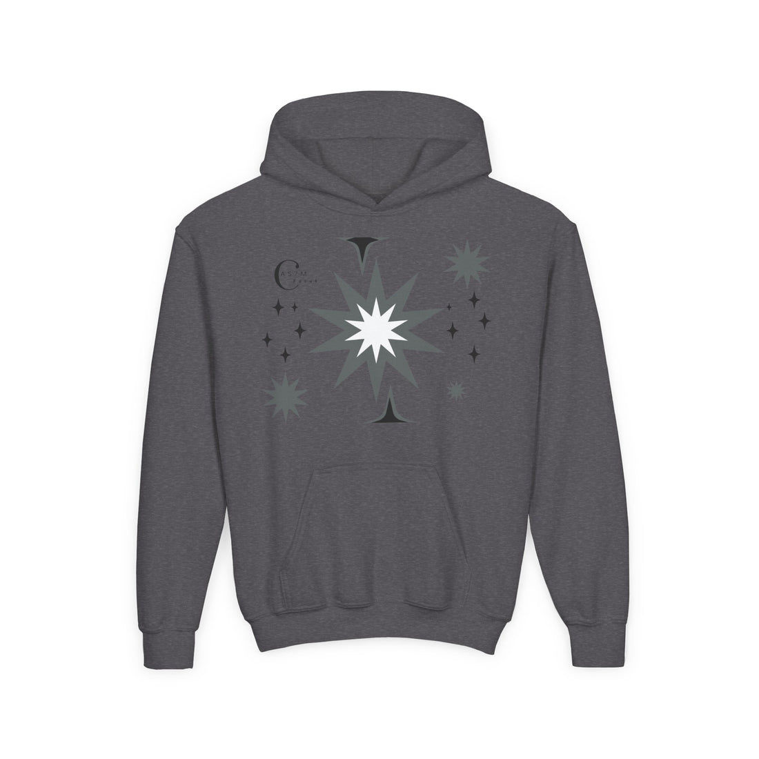 Youth Heavy Blend Hooded Sweatshirt - cas7m