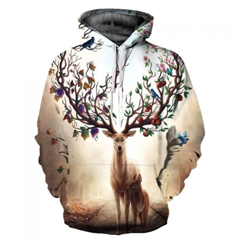 Men's New Fashion Sweatshirt 3D Printed Hoodie - cas7m