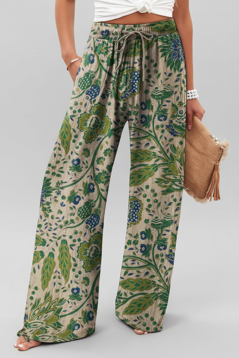 Casual Wide Leg Sports Trousers - cas7m