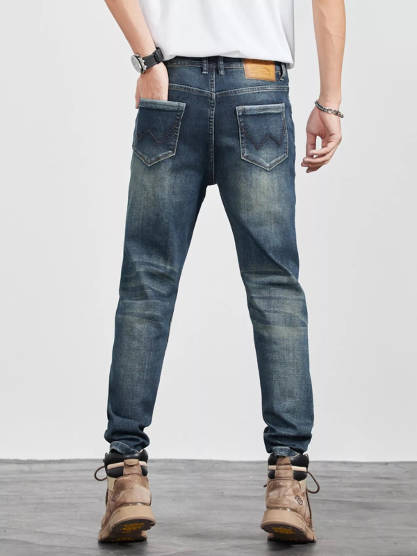 Men's Wash Slim Fit Jeans - cas7m