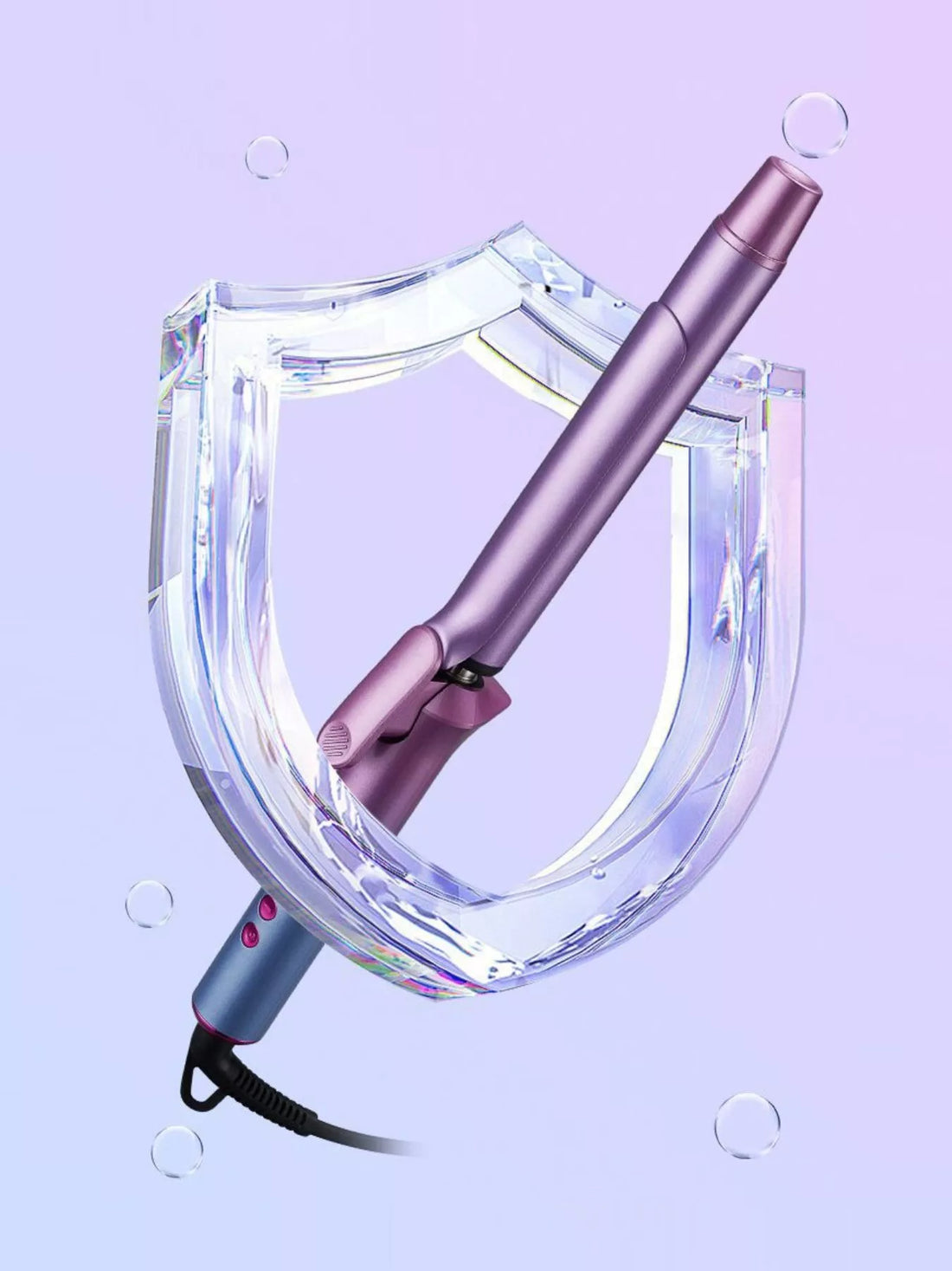 Adjustable Temp Curling Iron - Salon-Quality Curls & Style - cas7m