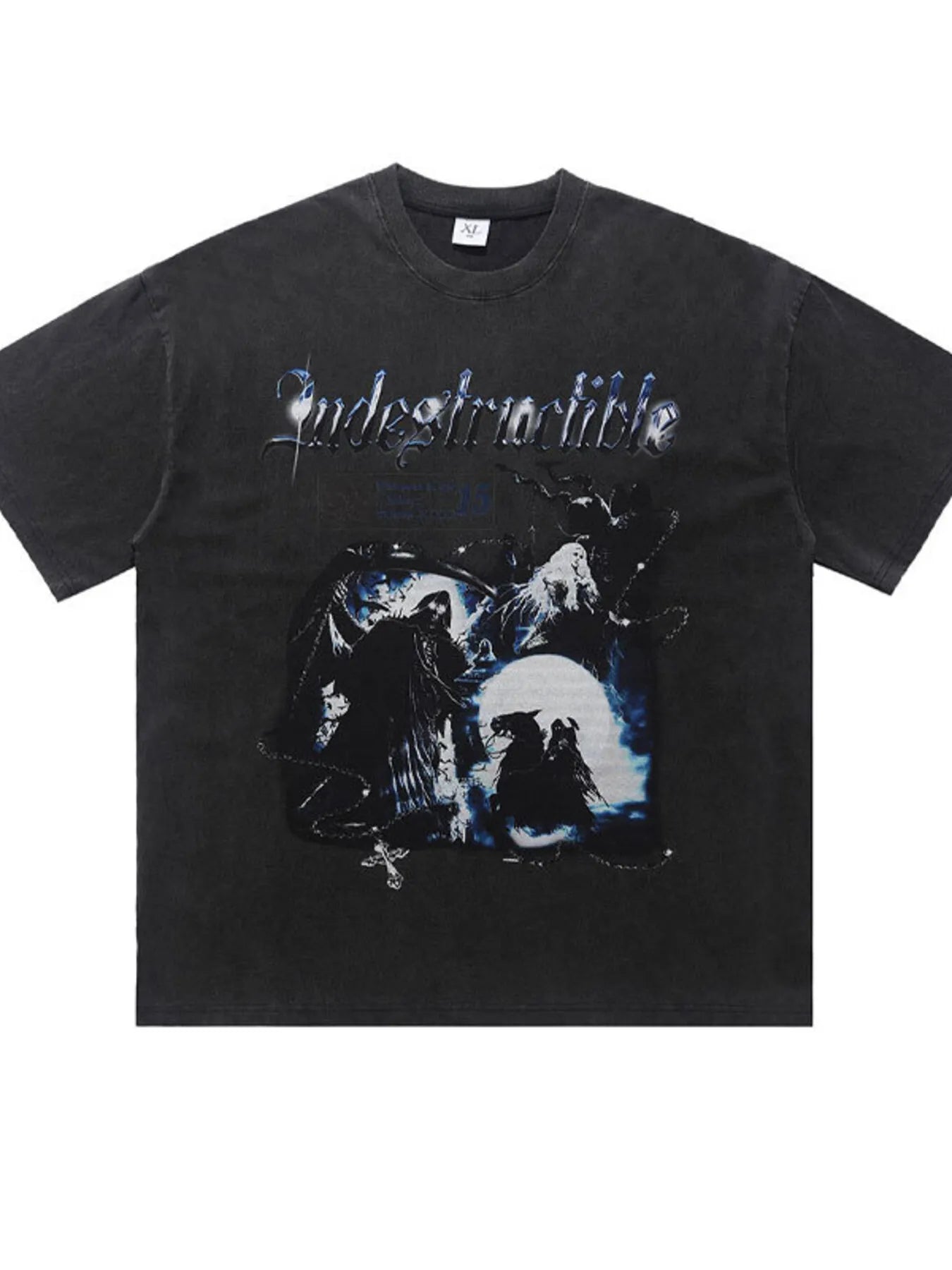 Men's Vintage Graphic Oversized T-Shirt - cas7m
