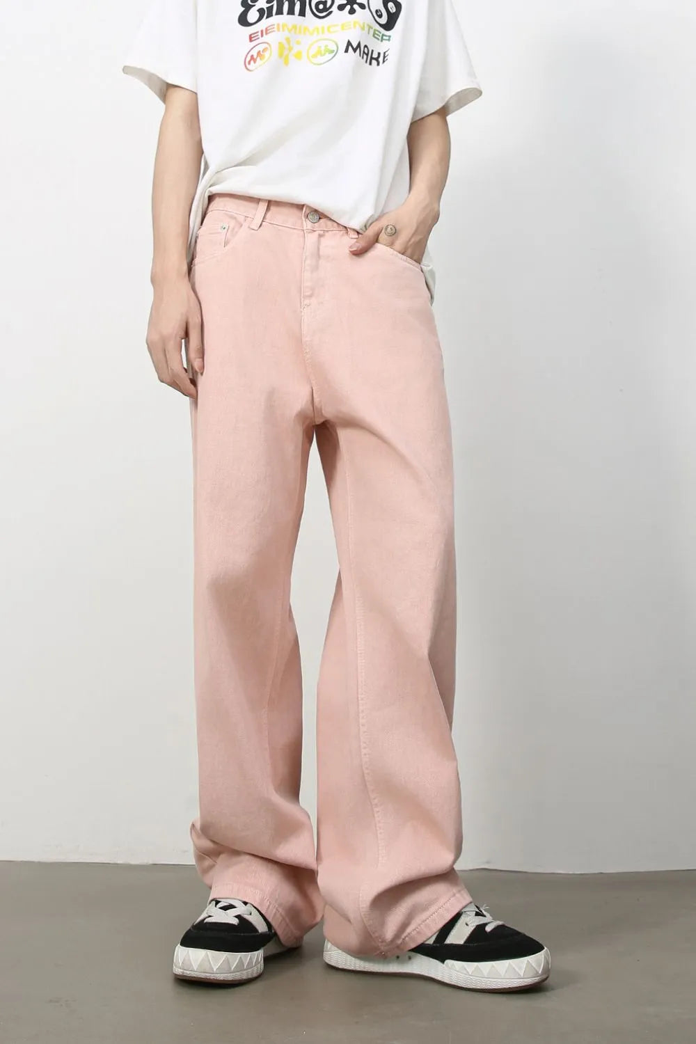 Men's Wide Leg Jeans - cas7m