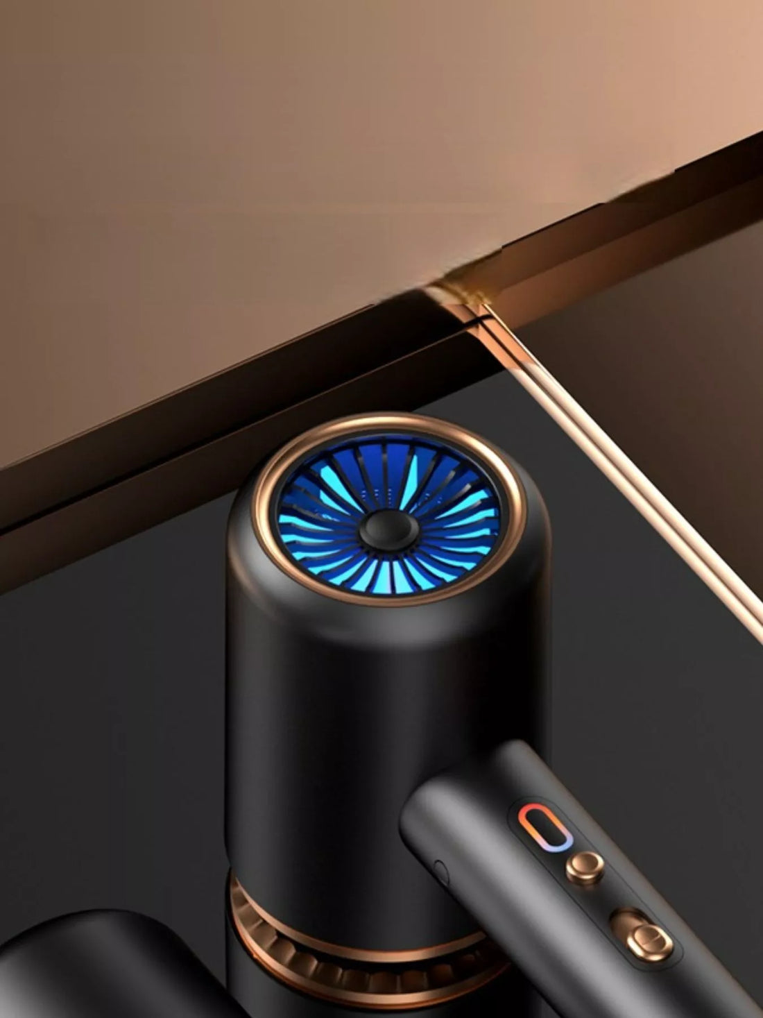SafeDry BlueLight Hair Dryer: Overheat Protection & Style - cas7m