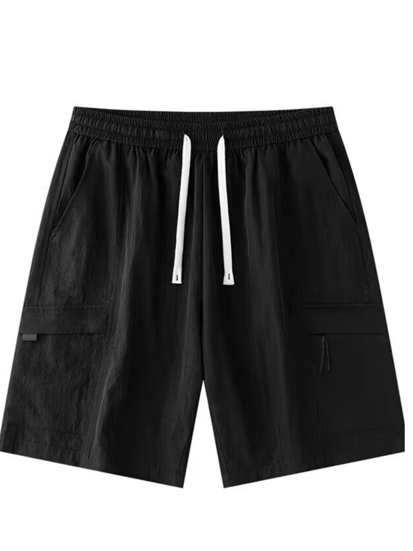 Men's Plus Size Drawstring Relaxed Fit Cargo Shorts - cas7m