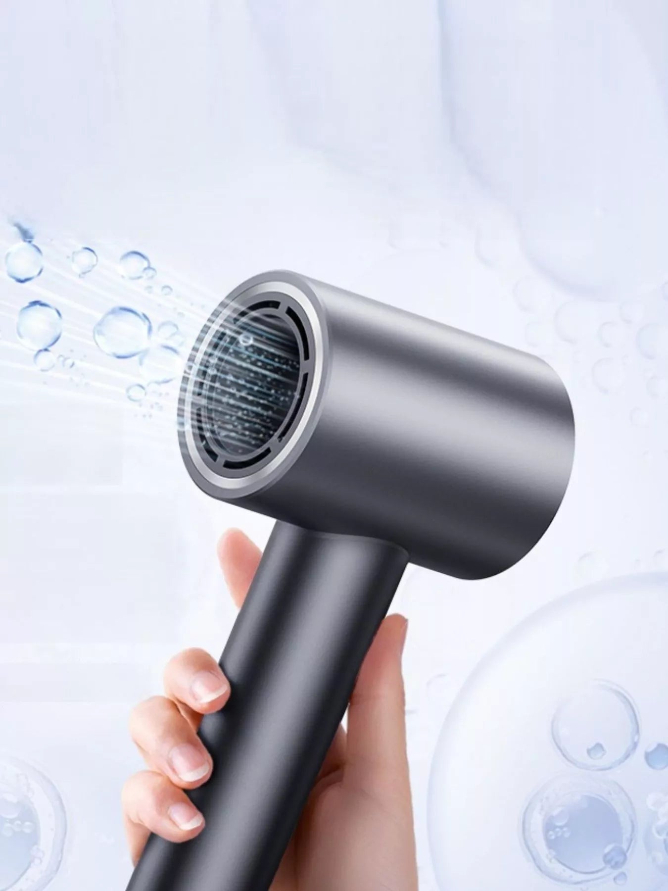 Negative Ions Rapid-Dry Hair Dryer: Speed, Shine & Style - cas7m