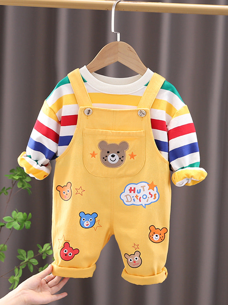 Boys' Top Overalls Suit - cas7m