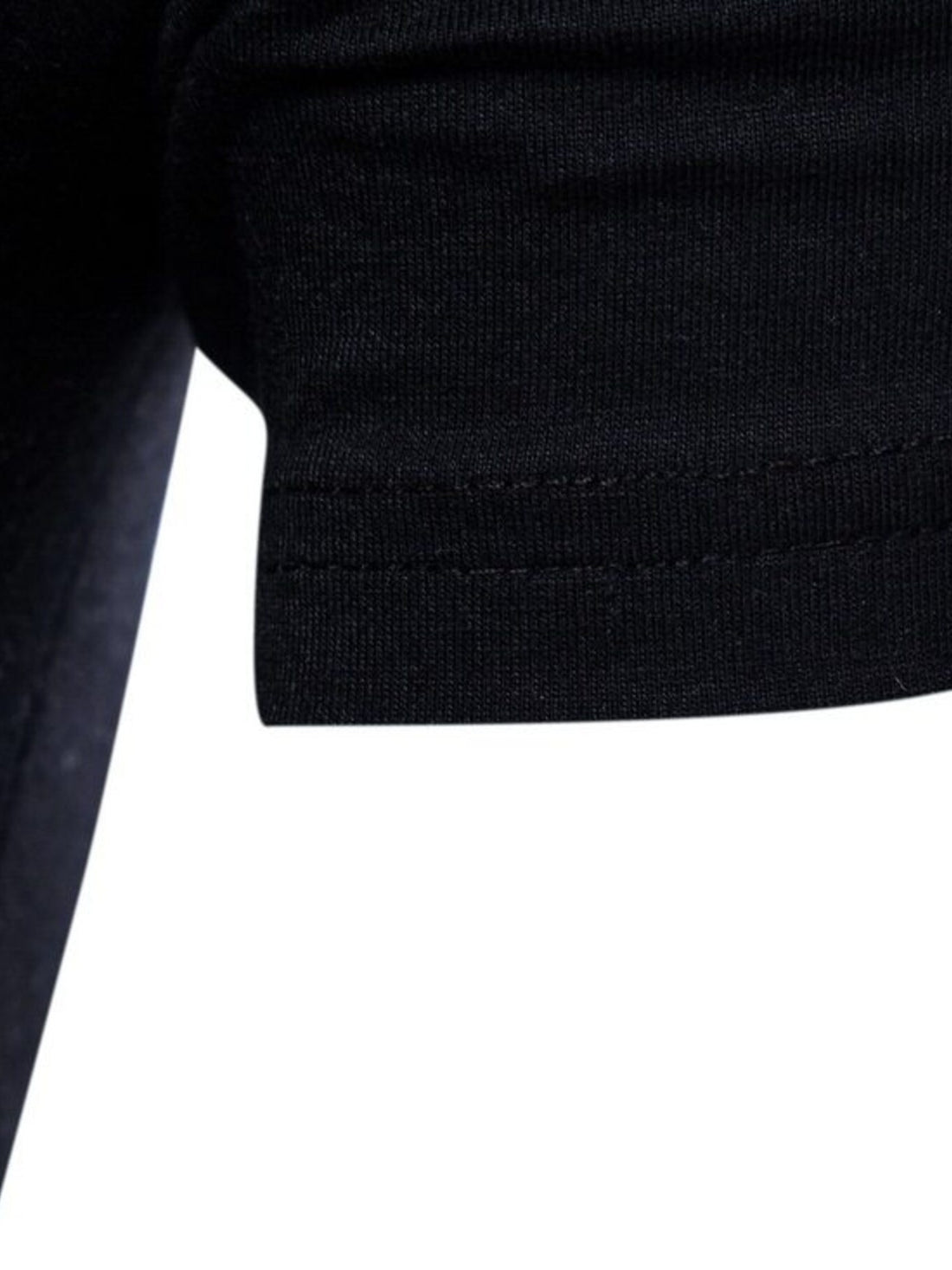 Men's Lace-Up Asymmetric Hem T-Shirt - cas7m