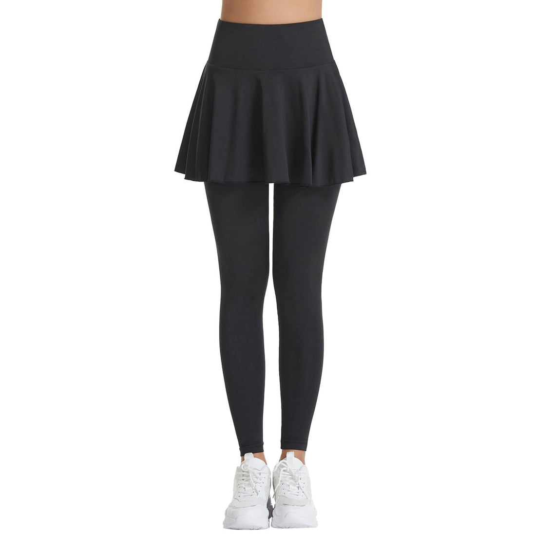 Ultimate High-Waisted Flare Yoga Pants with Pockets & Tummy Control - cas7m