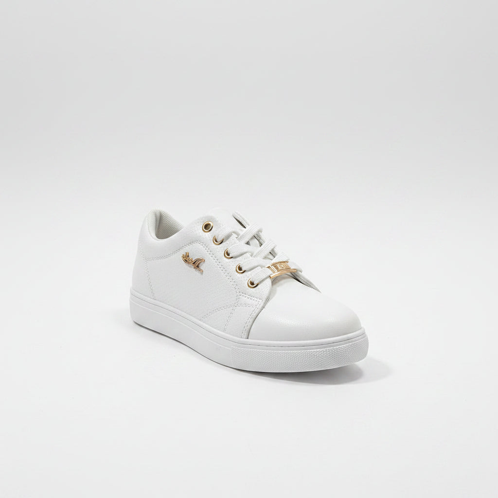 Women Flat Sneakers Breathable Lace-up Shoes For Girls - cas7m