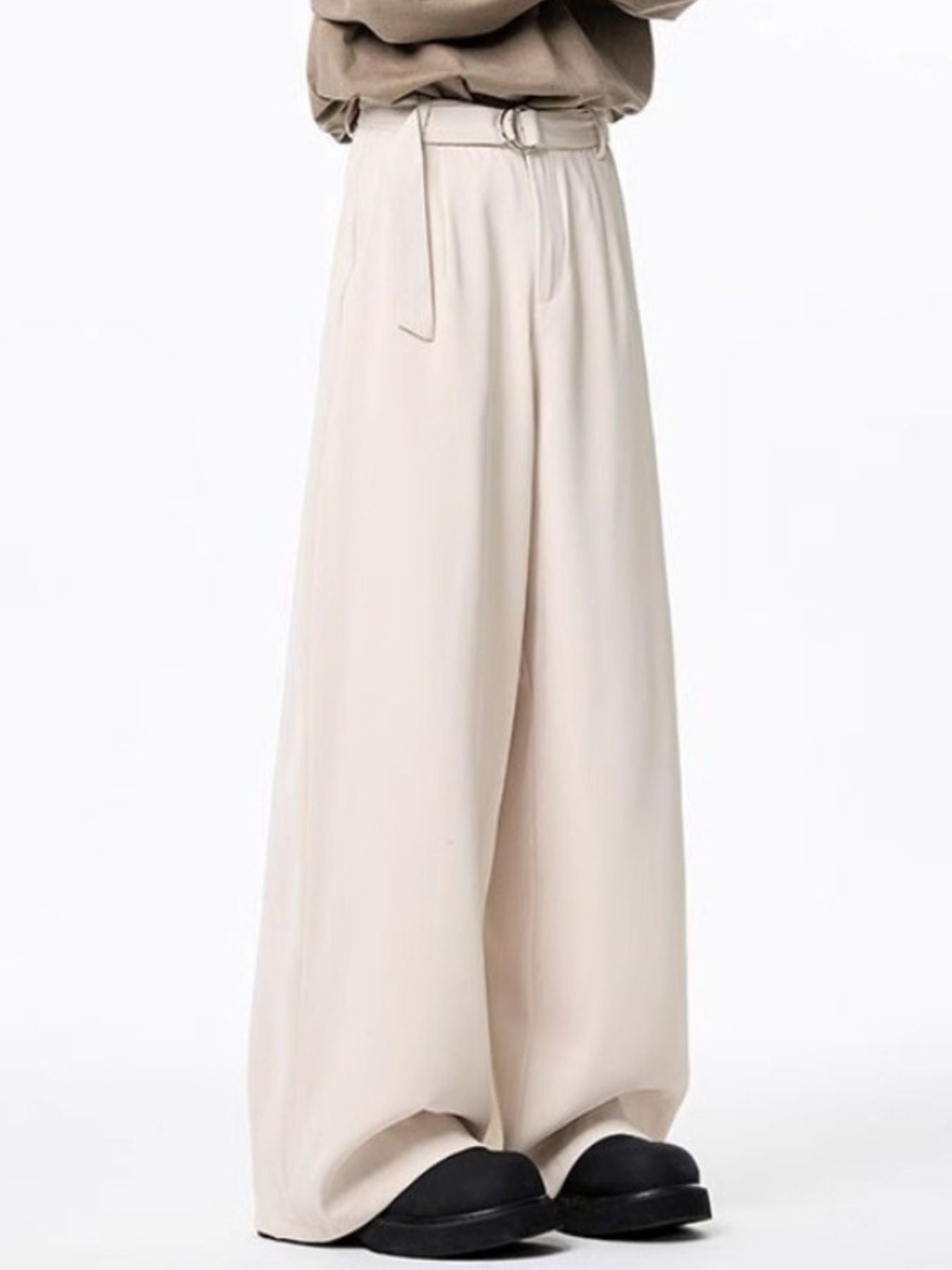 Men's Plus Size Wide Leg Casual Pants - cas7m