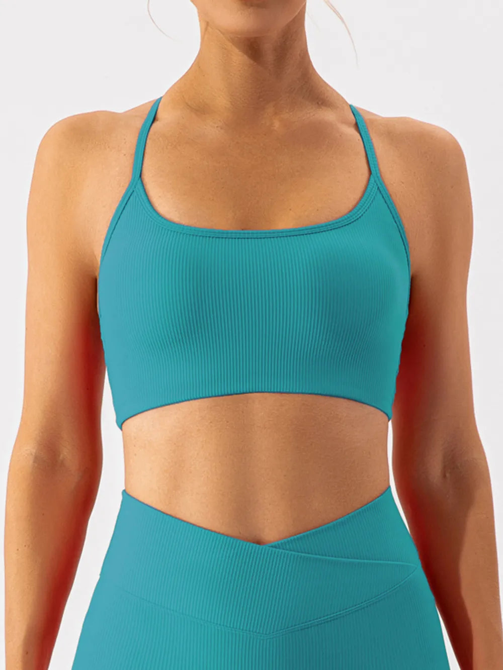 Spaghetti Strap Active Bra - cas7m