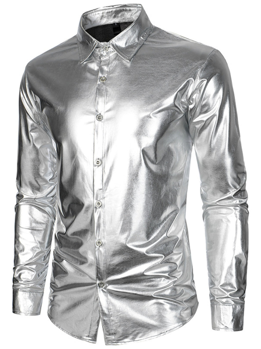 Men's Long Sleeve Button-Down Shirt - cas7m