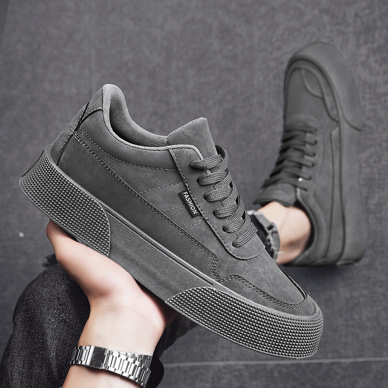 Trendy Low-Top PU Sneakers: Breathable Comfort for All Seasons - cas7m