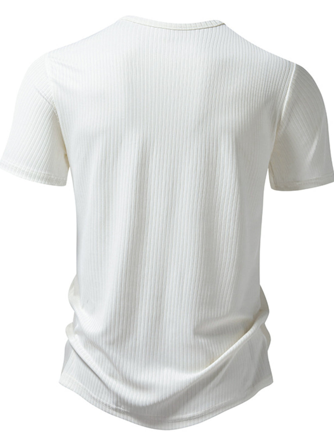 Men's Button Detail Short Sleeve T-Shirt - cas7m