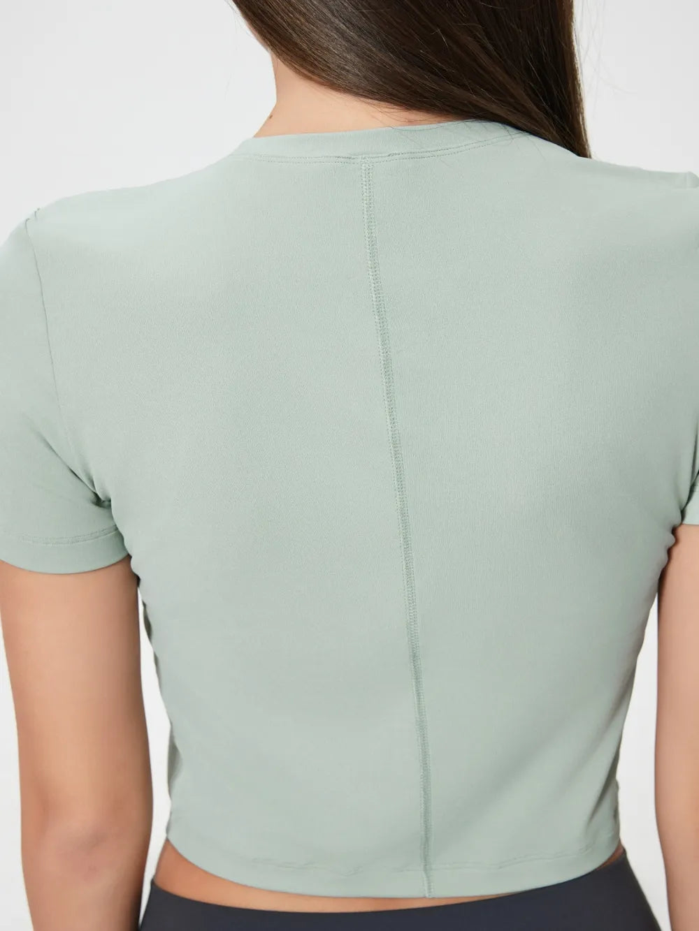 Millennia Round Neck Short Sleeve Active T-Shirt - cas7m