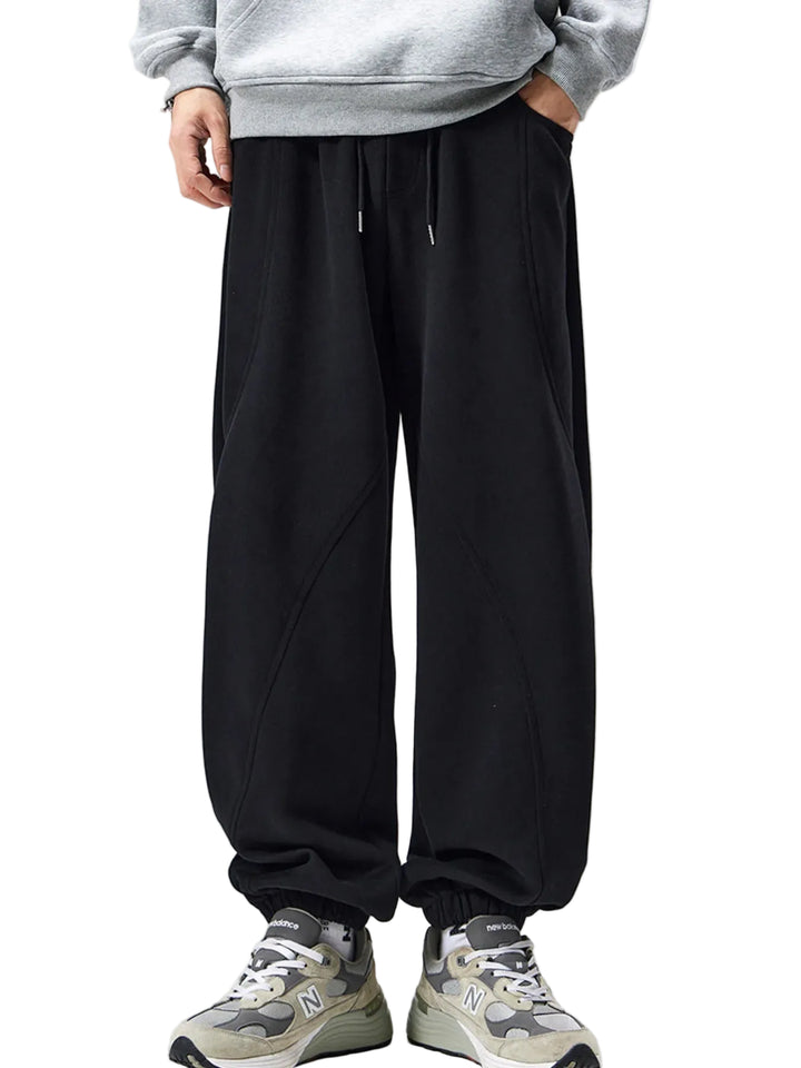Men's Plus Size Loose Fit Drawstring Sweatpants - cas7m